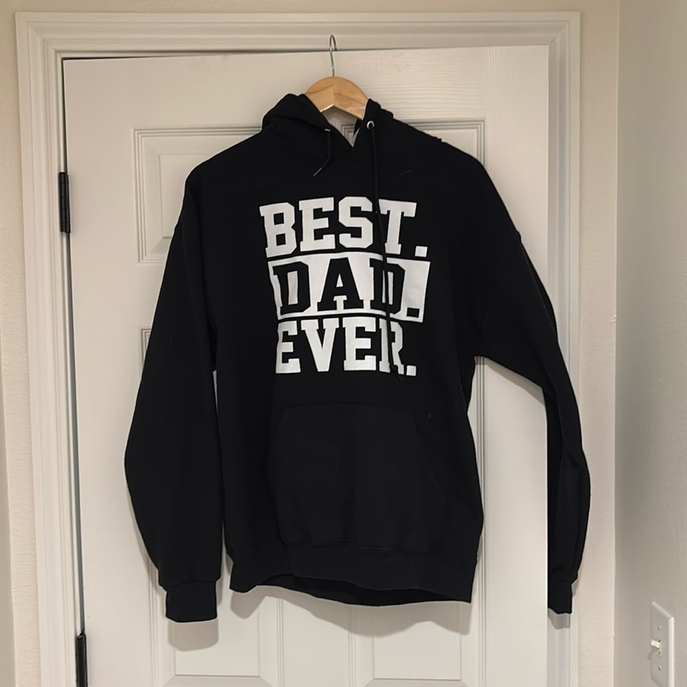 Best Dad Ever Black Hoodie